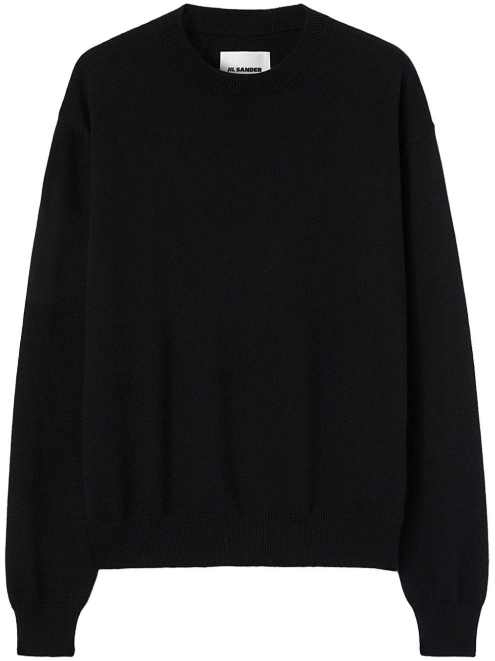 Jil Sander メンズ ブラック ファインニット セーター セーター & ニット