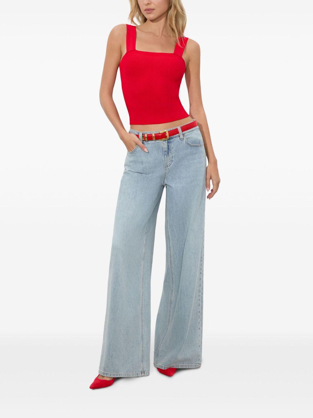 Alice + Olivia レディース レッド Torie トップ トップス