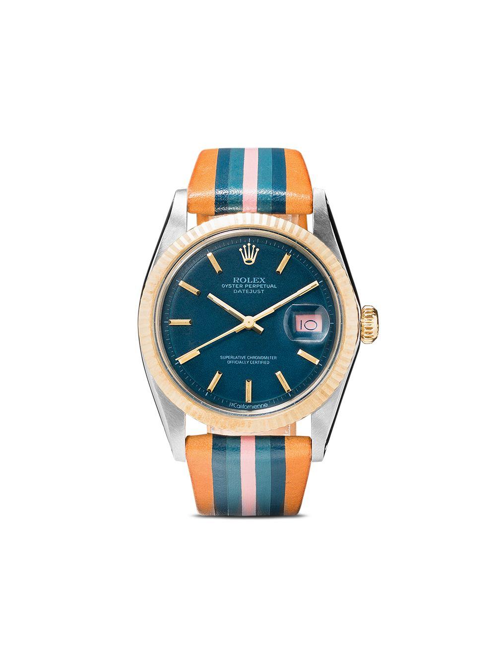La Californienne Multicoloured Rolex Oyster Perpetual Datejust Watch in  Blue | Lyst