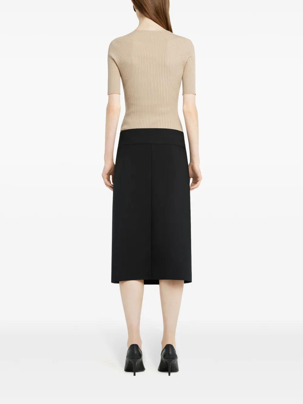 Courrèges ブラウンハイカラートップス