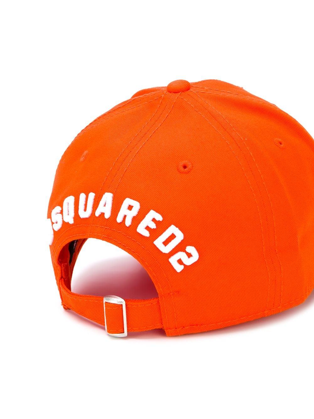 DSquared² Icon Baseball Cap in Orange for Men | Lyst
