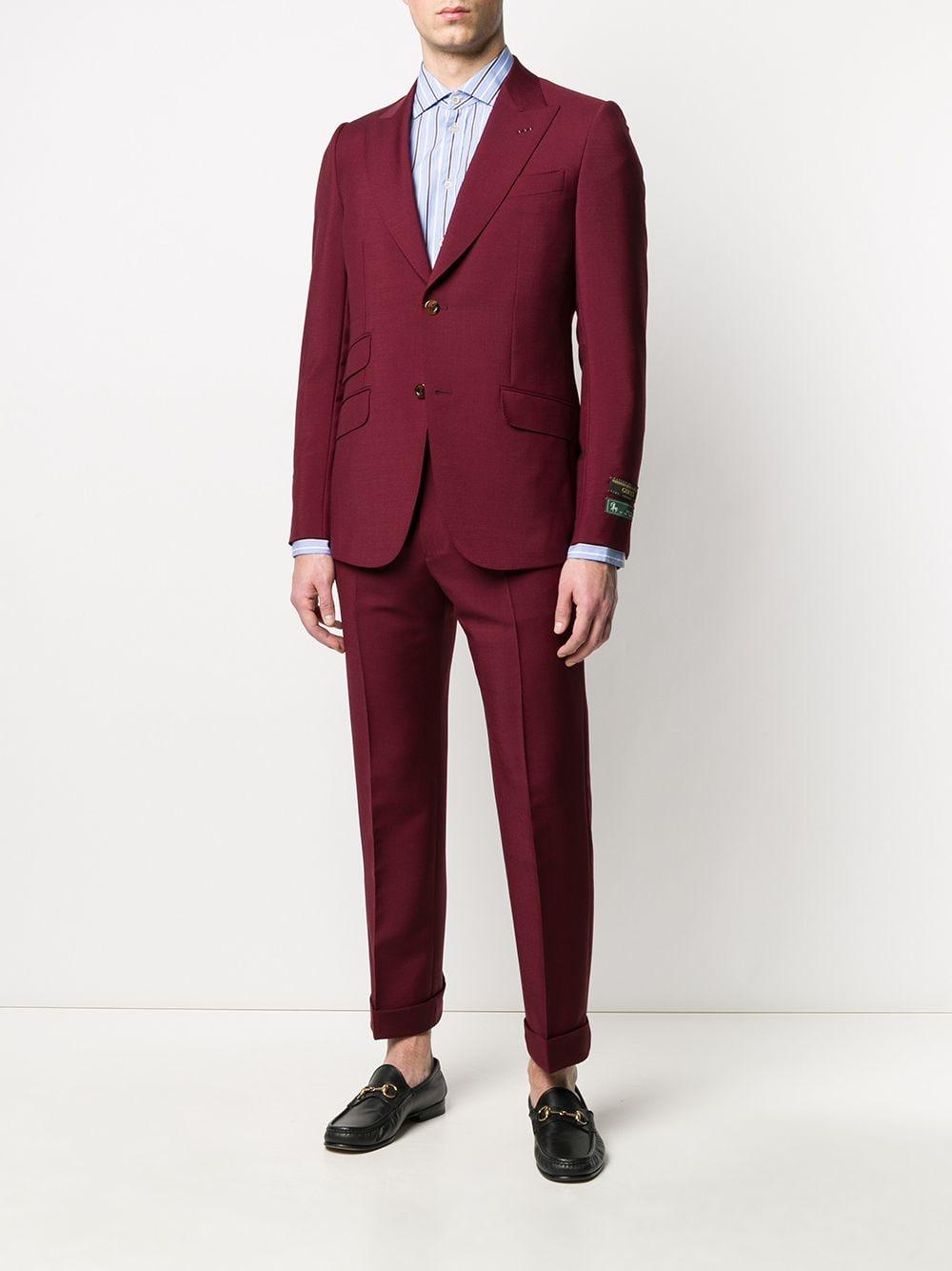 gucci slim fit suits