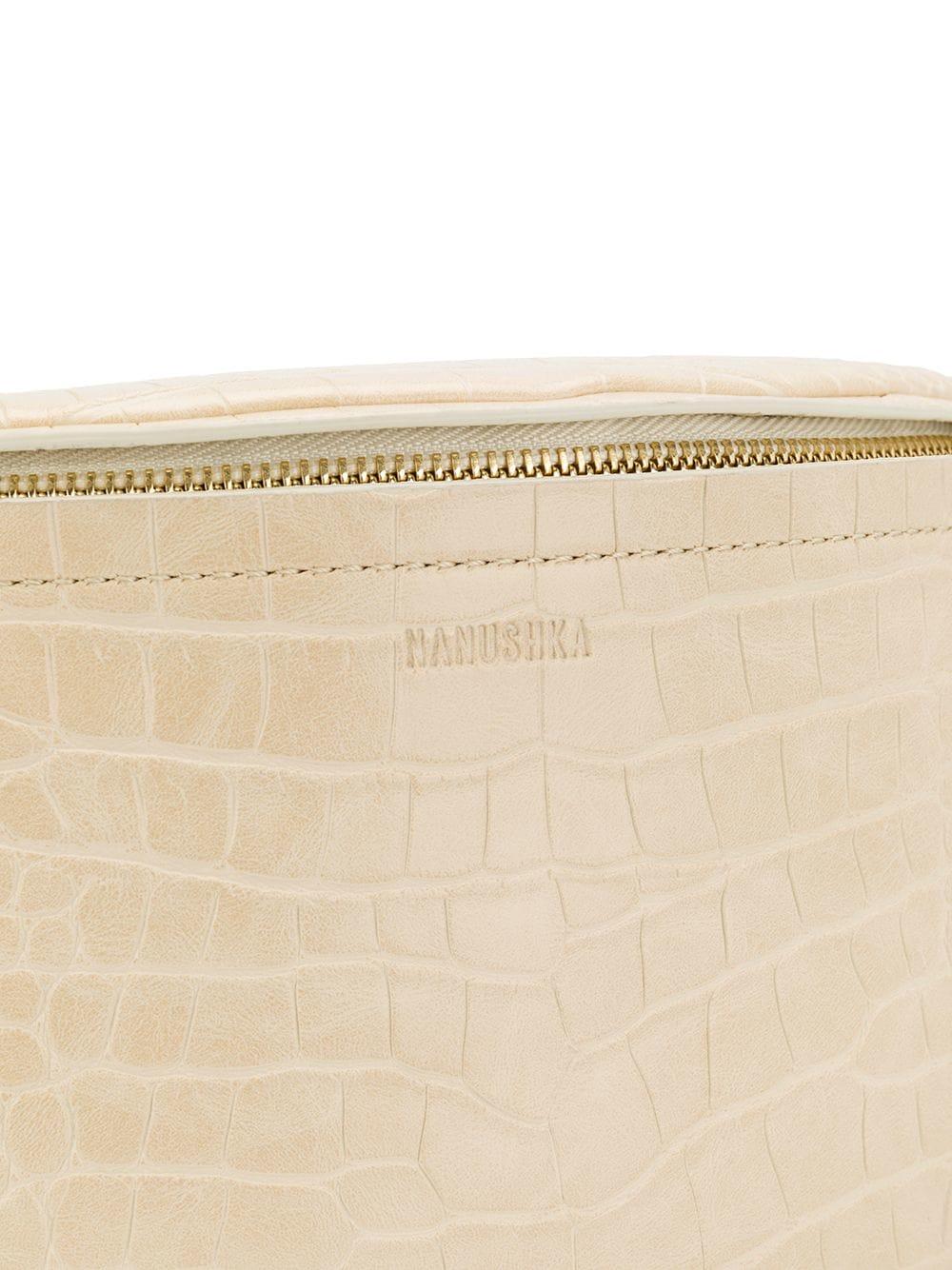 Nanushka Leather Lubo Large Belt Bag in Natural - Lyst