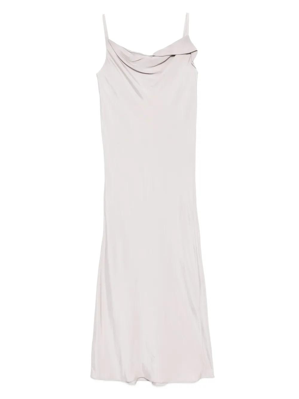【韓国人気★RECTO】DRAPERY SLIP DRESS ホワイトグレー RECTO - Official Website