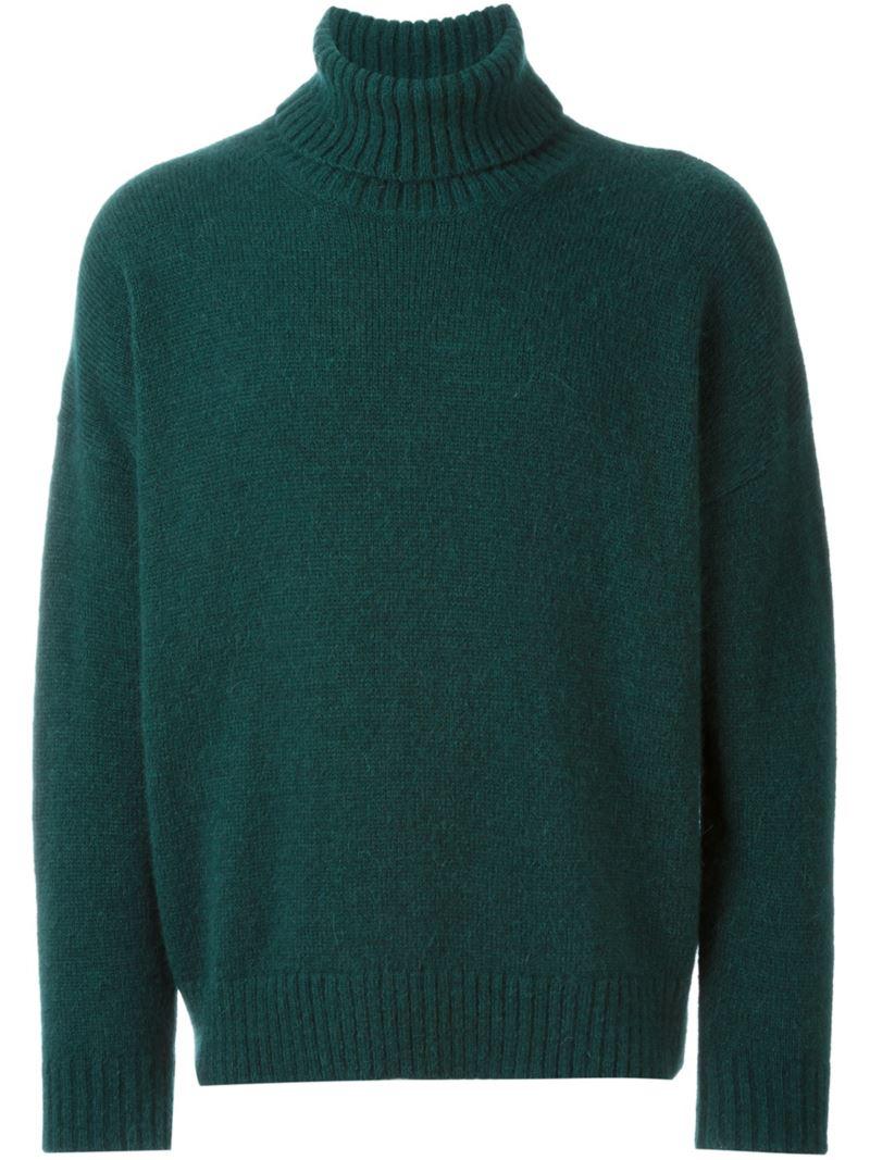 oversized turtleneck sweater men's