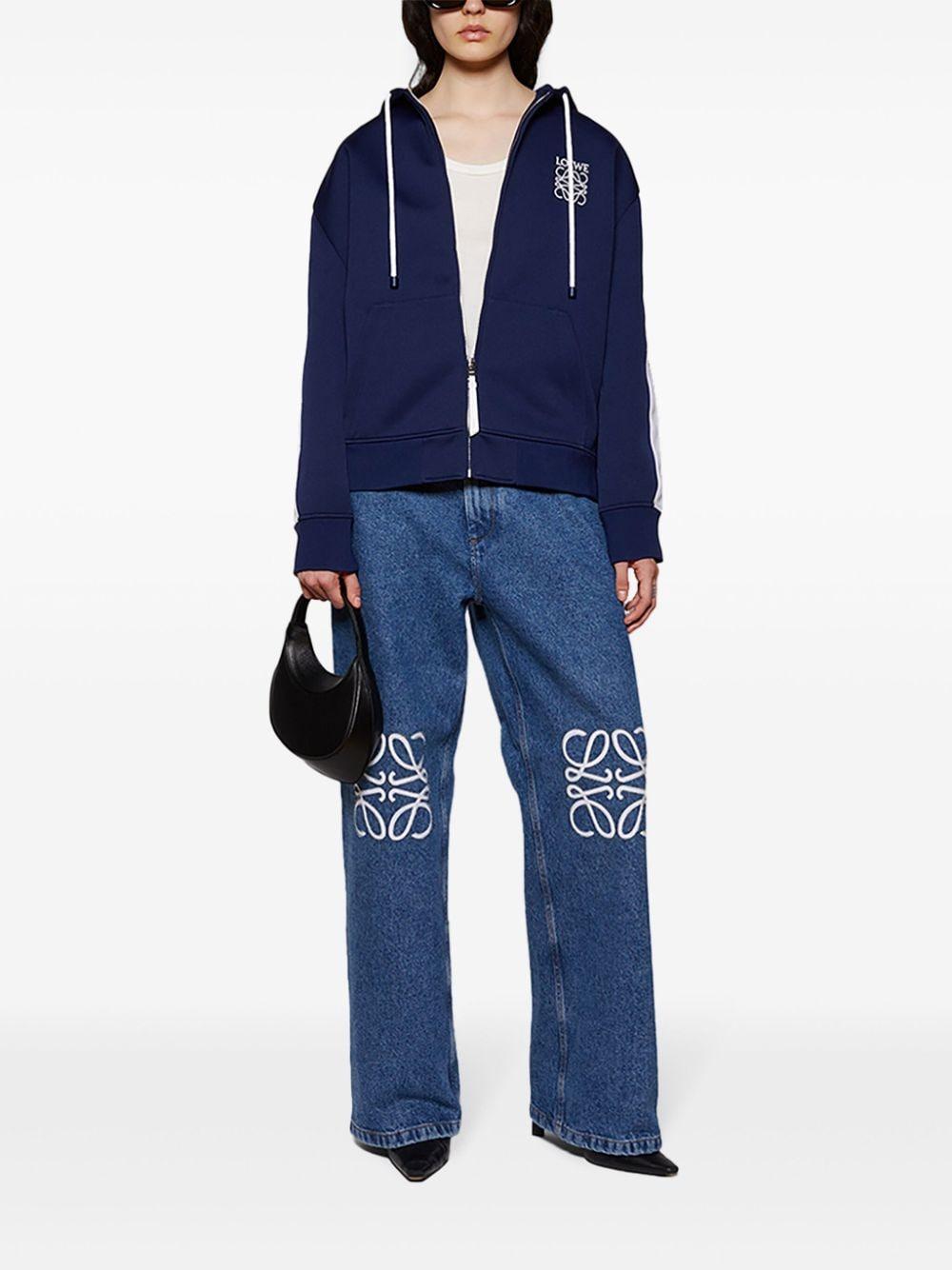 LOEWE LA HOODIE AZUL CEL 新品 loewe-Bluewhite-Luxury-Hoodie-