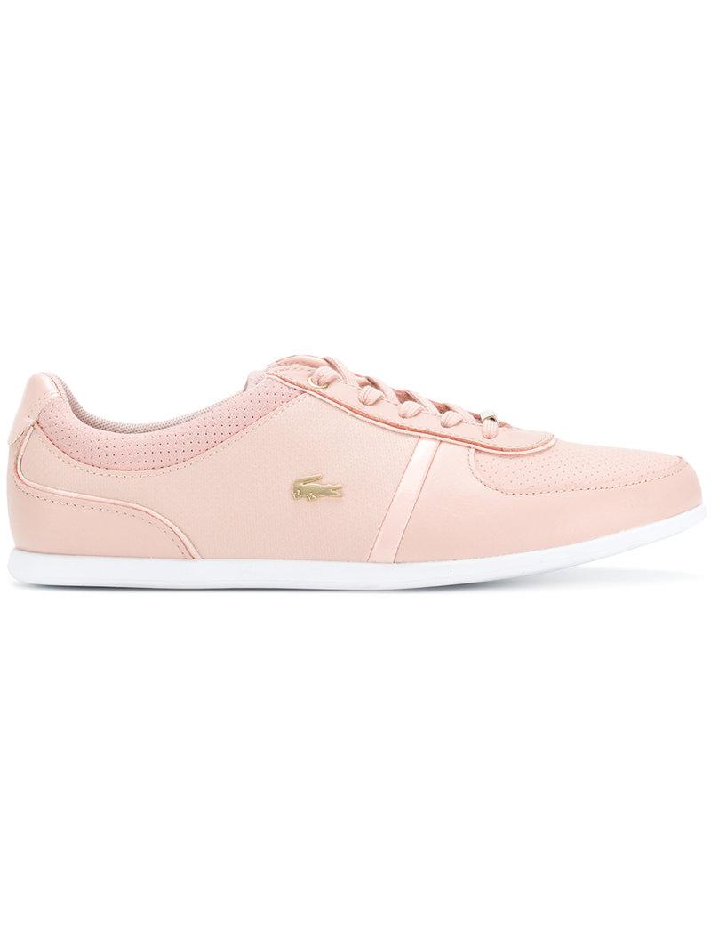 lacoste pink sneakers