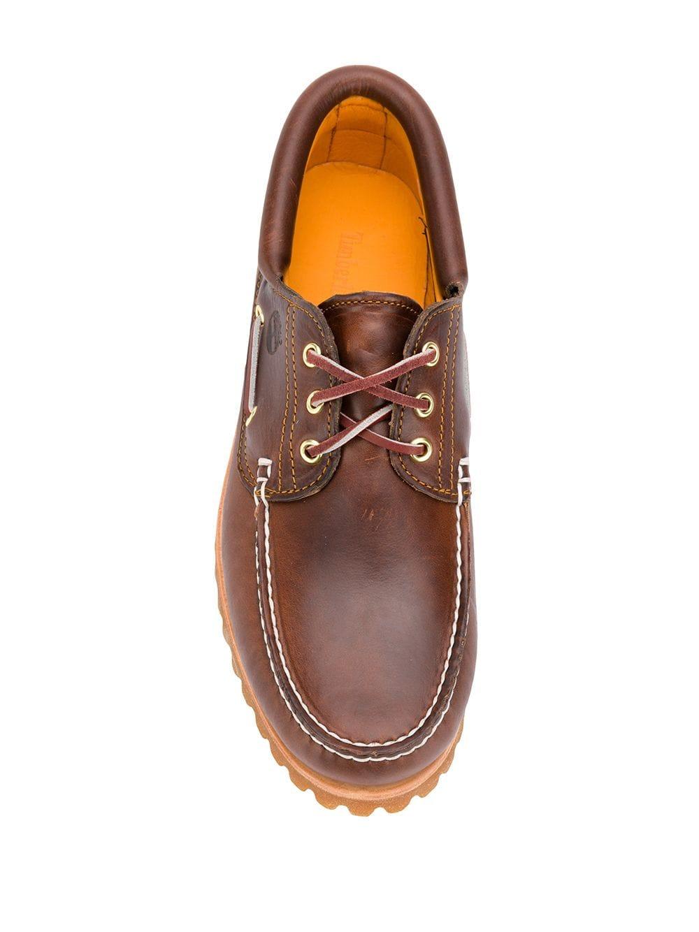 chunky sole boat shoe
