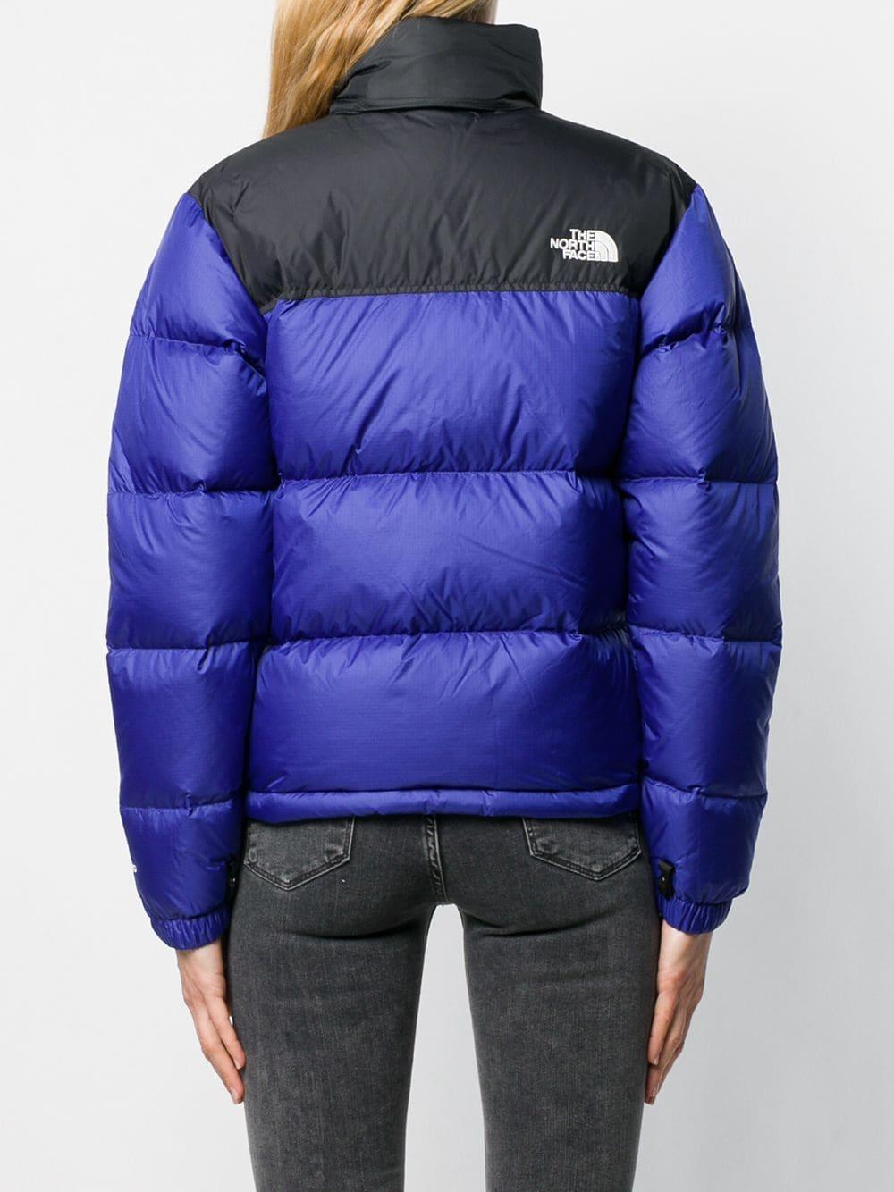The North Face Puffer Jacket in Blue | Lyst