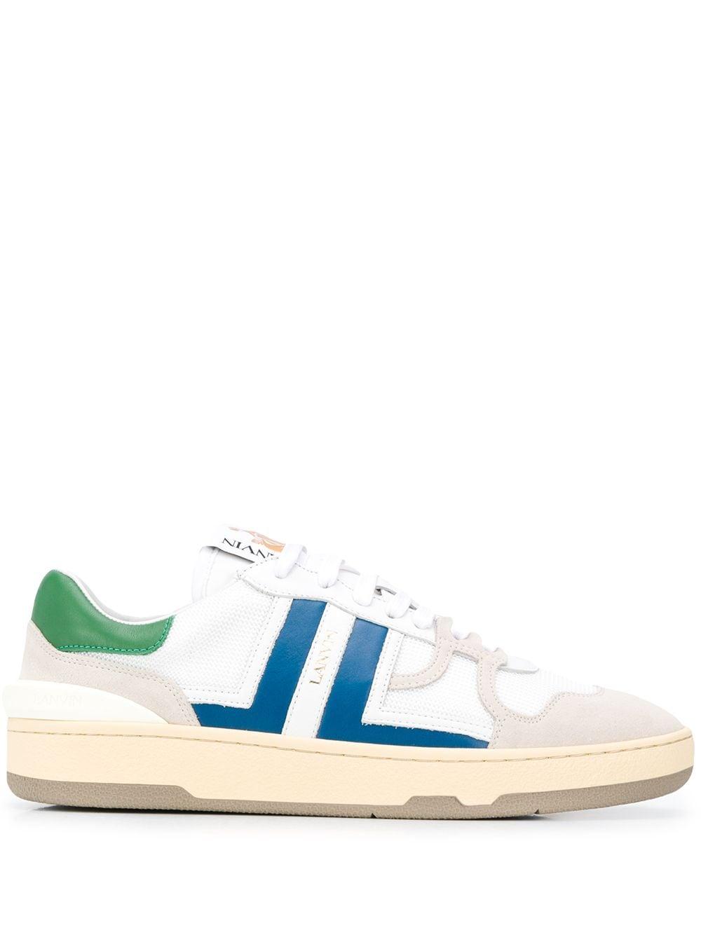 Lanvin Leer Clay Low-top Sneakers in het Wit voor heren - Lyst