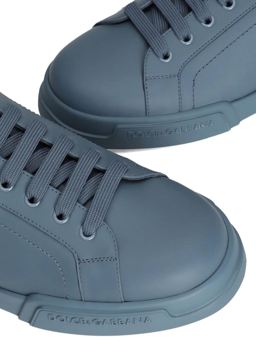 Dolce Gabbana Logo-Debossed Sneakers in Blue for Men Lyst UK