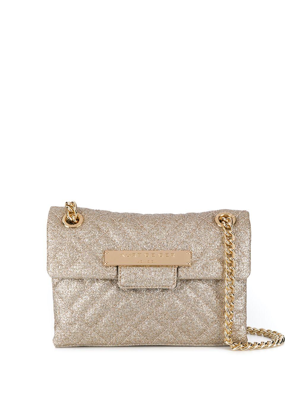 gold mini bag