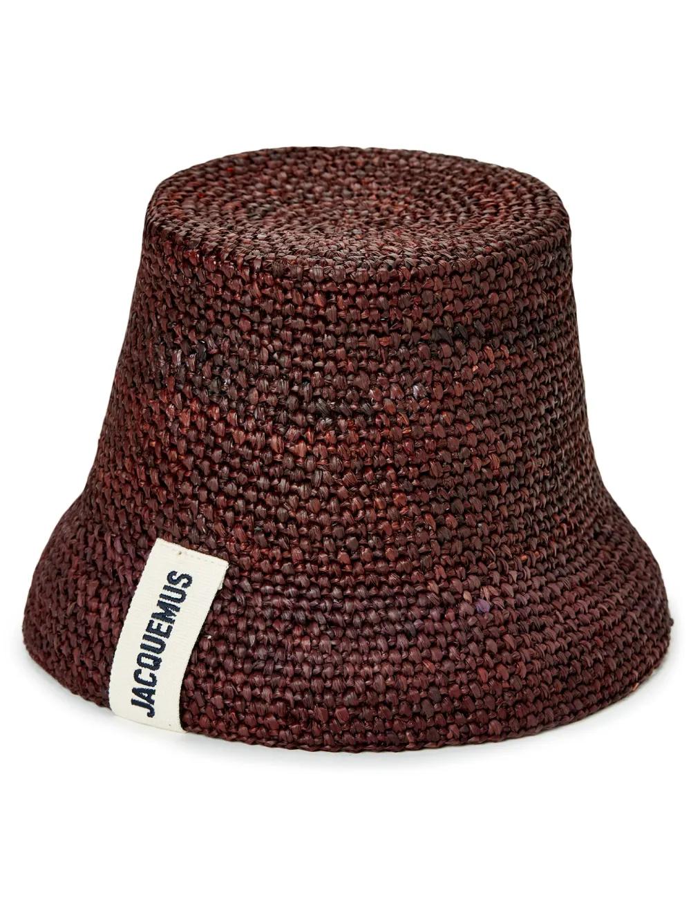 JACQUEMUS ルボブラフィアサンハット 23H236AC6295046850 Jacquemus - LE BOB RAPHIA BROWN – LE LABO STORE