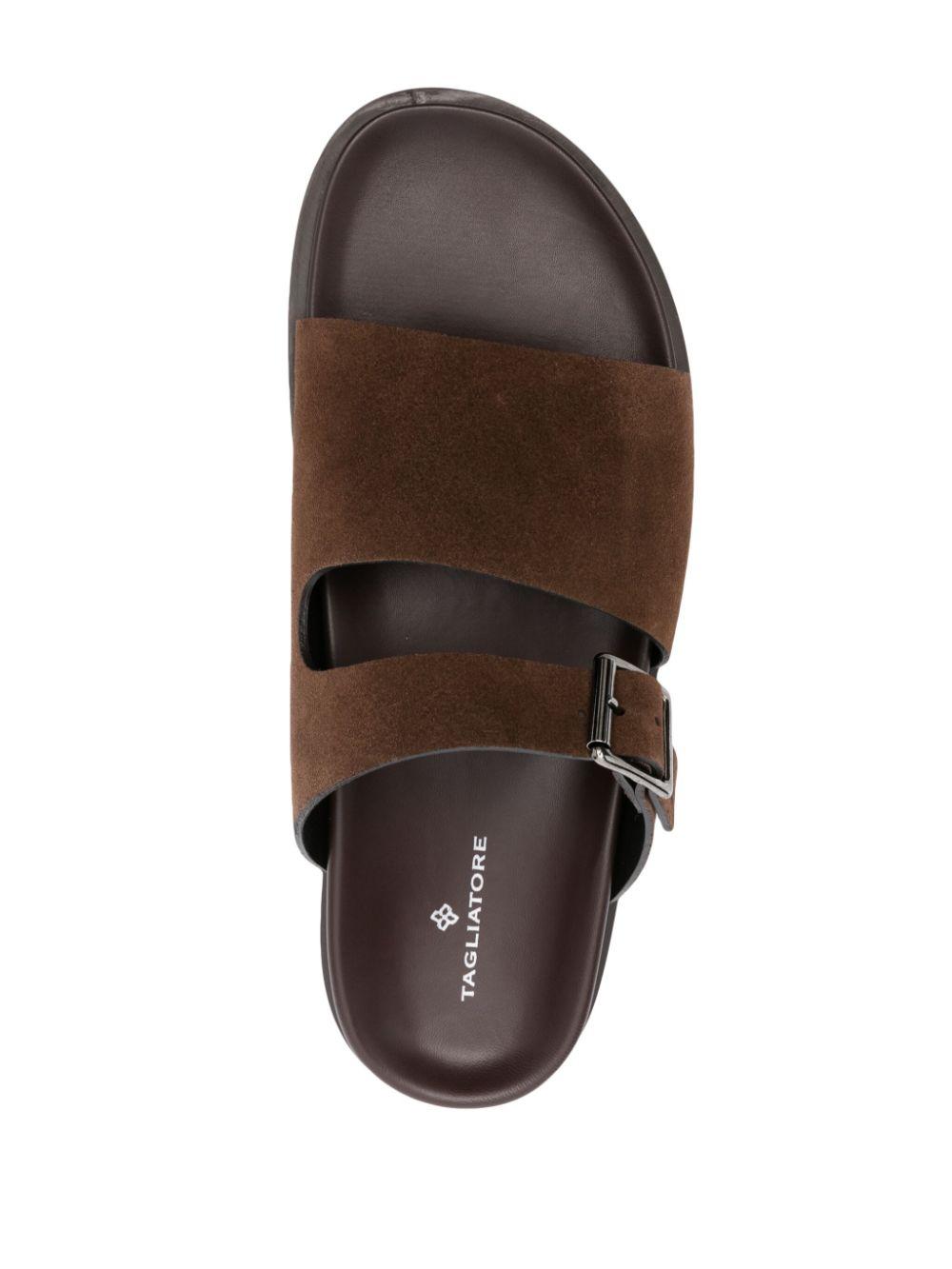 Mens suede slides sale
