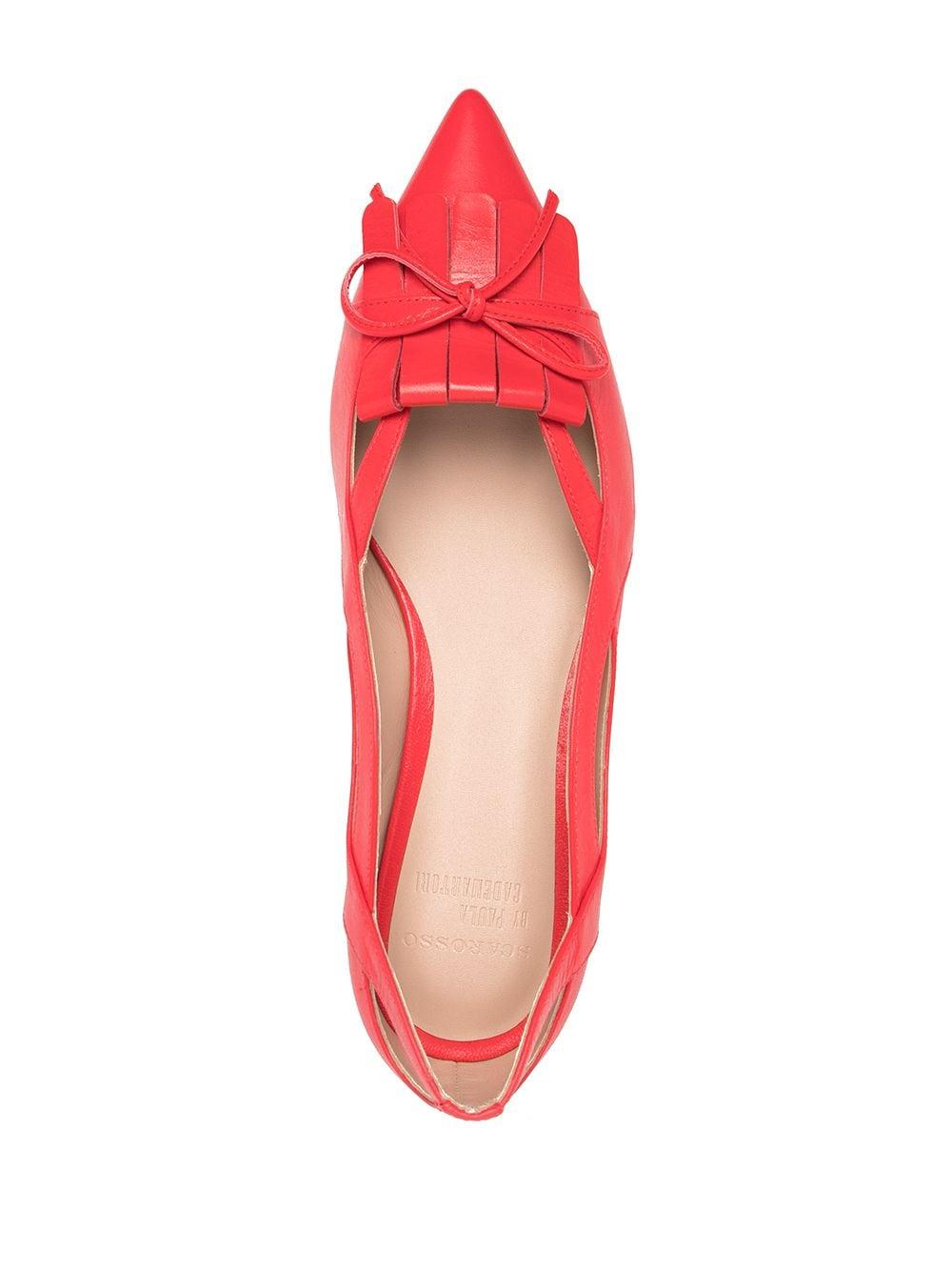 Bow-detail Ballerina Shoes - Lyst