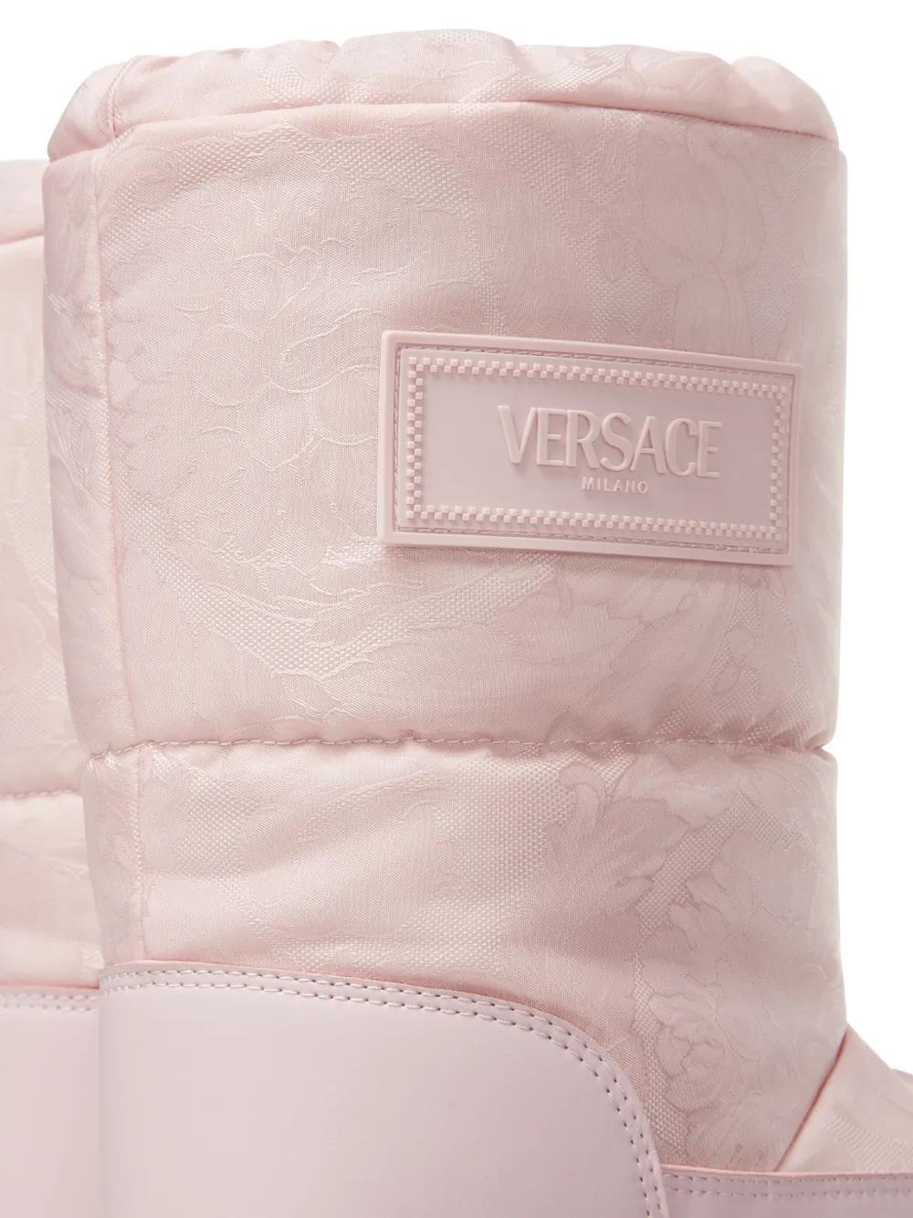 Versace Barocco Milano Boots in Pink | Lyst display picture 1