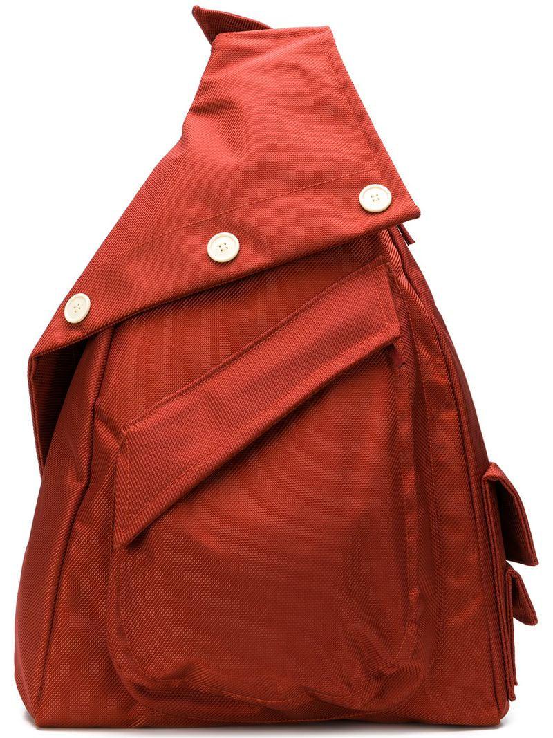 Eastpak X Raf Simons Organized Sling Backpack in Red for Men | Lyst