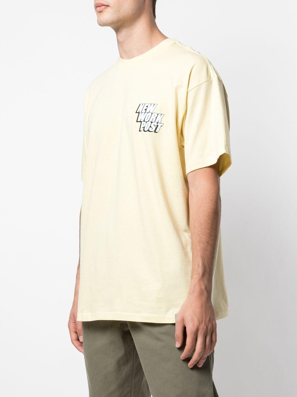 Carhartt WIP New York Post T-shirt in Yellow for Men | Lyst