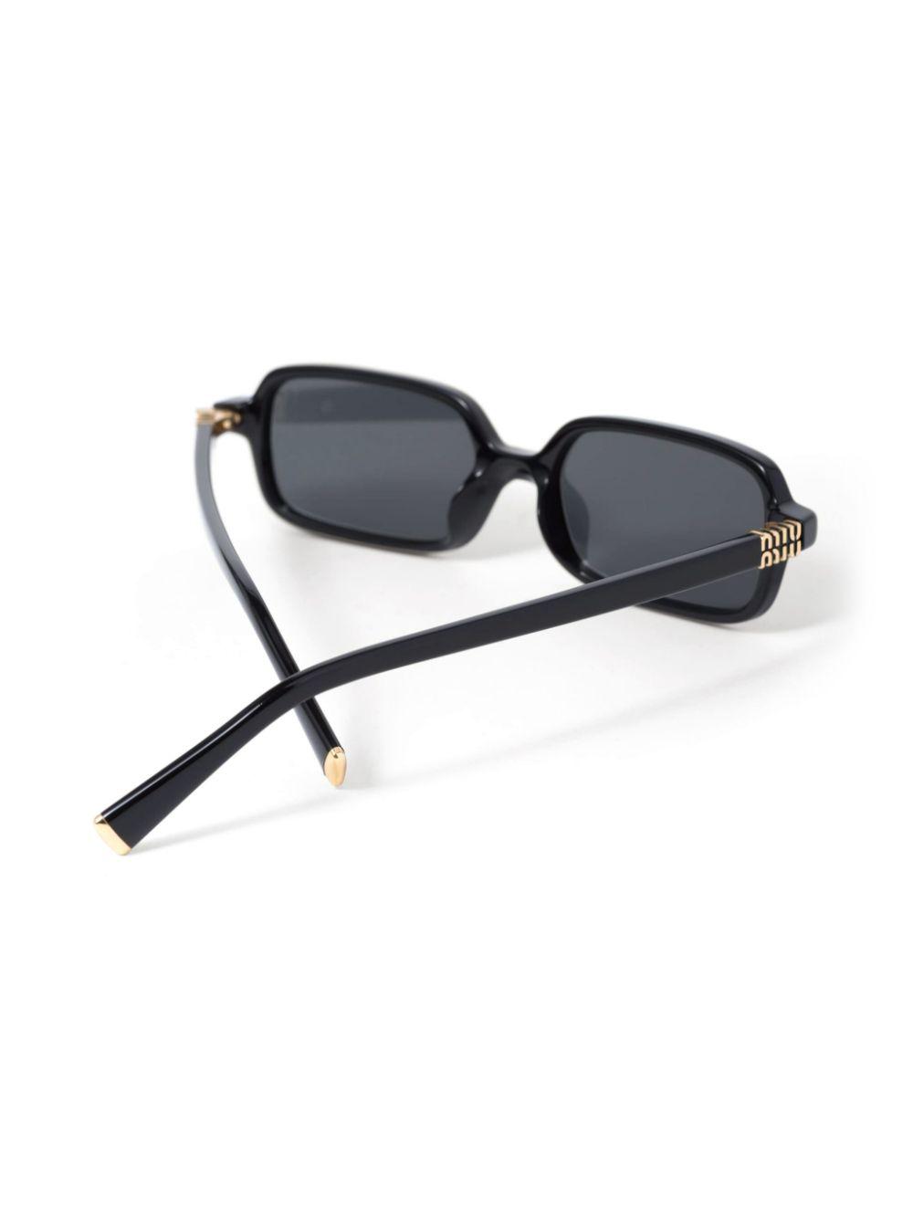 Miu Miu レディース ブラック Miu Regard サングラス サングラス 