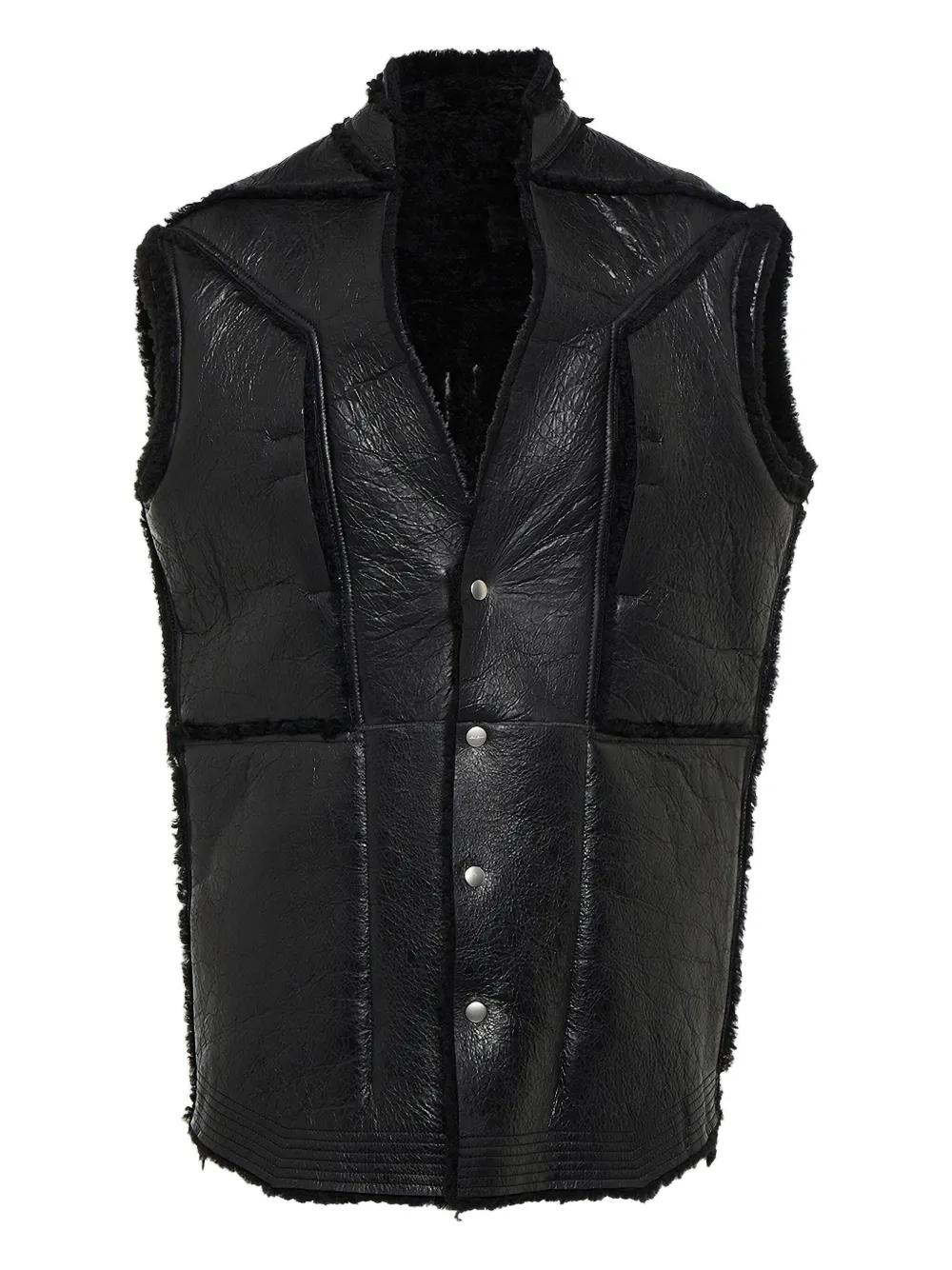 【送料&関税込】Rick Owens Wool Vest Rick Owens Utility Vest Coat in Black | SVD
