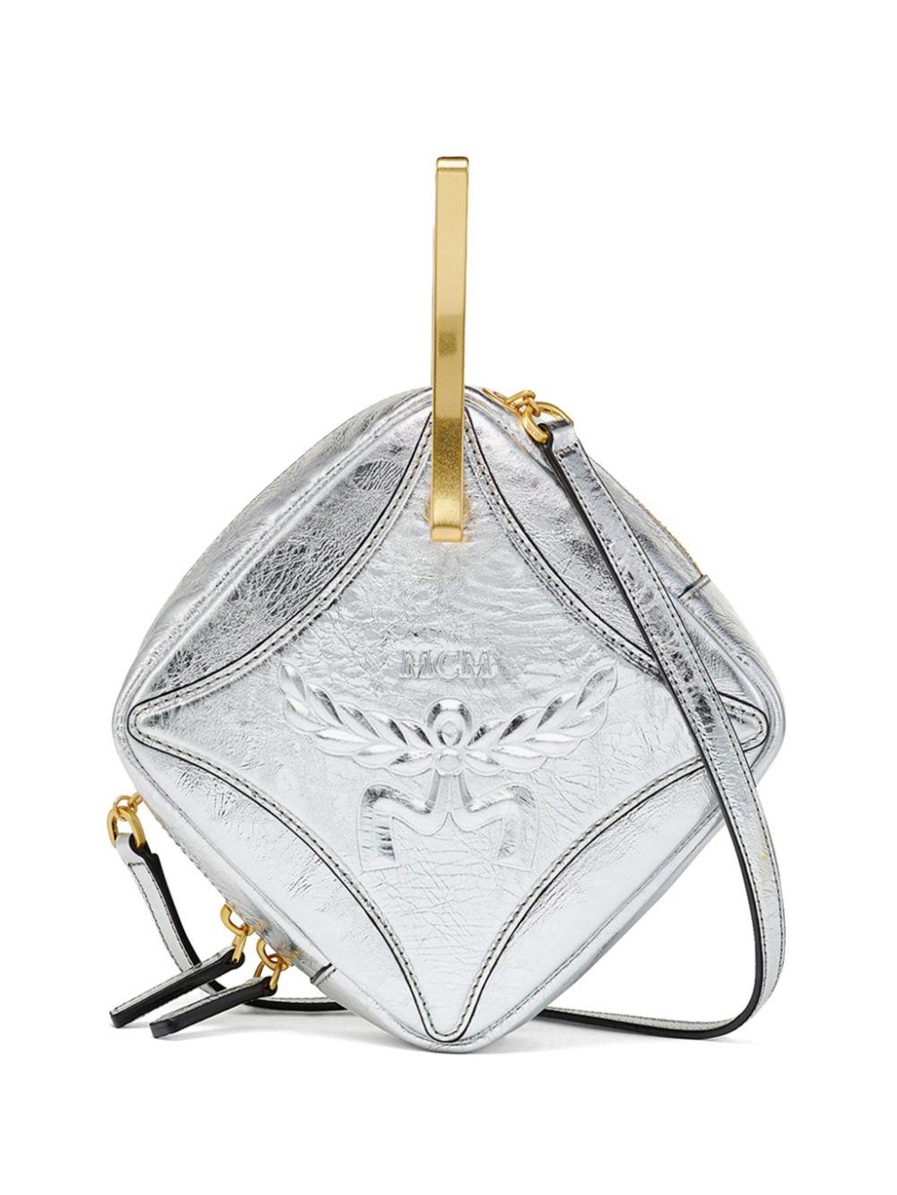 MCM レディース ホワイト Diamond ミニ ショルダーバッグ クロスボディ 