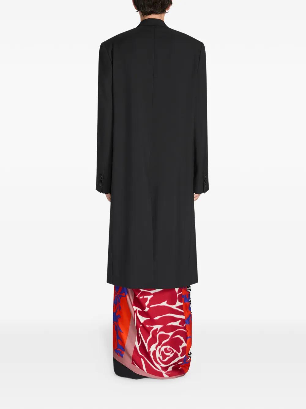 DRIES VAN NOTEN 波模様 ロングコート サイズ38 DRIES VAN NOTEN（ドリスヴァンノッテン）中古・古着オンライン通販
