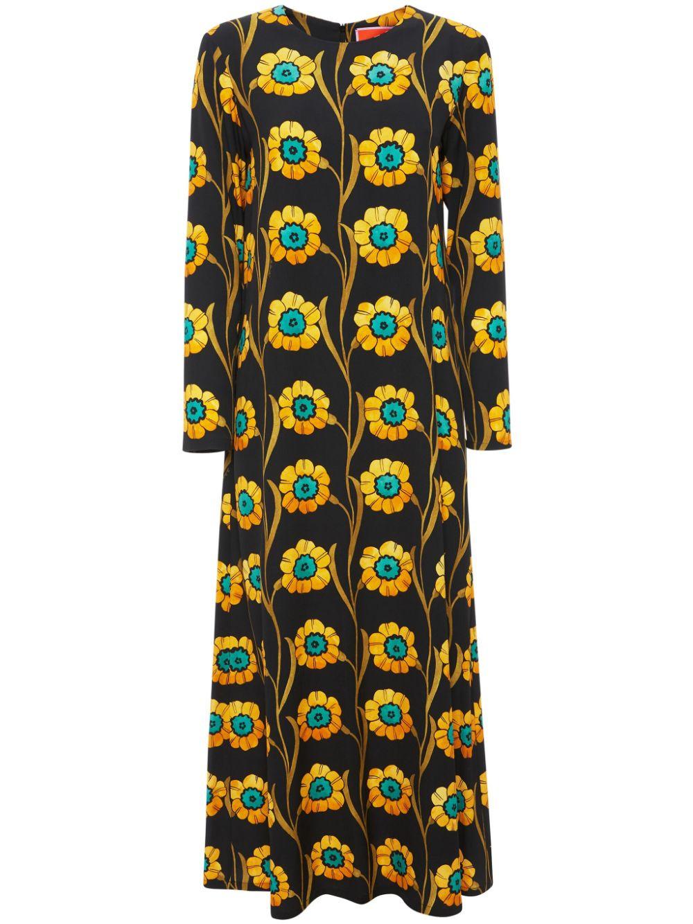 La Doublej printed maxi dress - Green