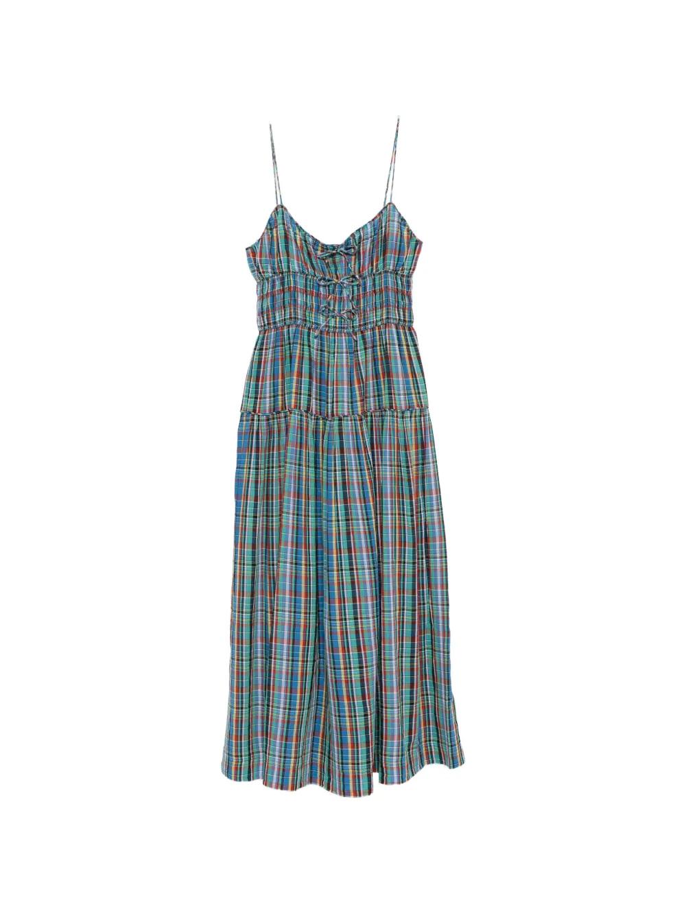 doen dress sale DEN Leanne Shirred Organic Cotton-poplin Midi - Women - White Dresses voile so it has a soft DEN Heirloom Orelie Dress: Sale