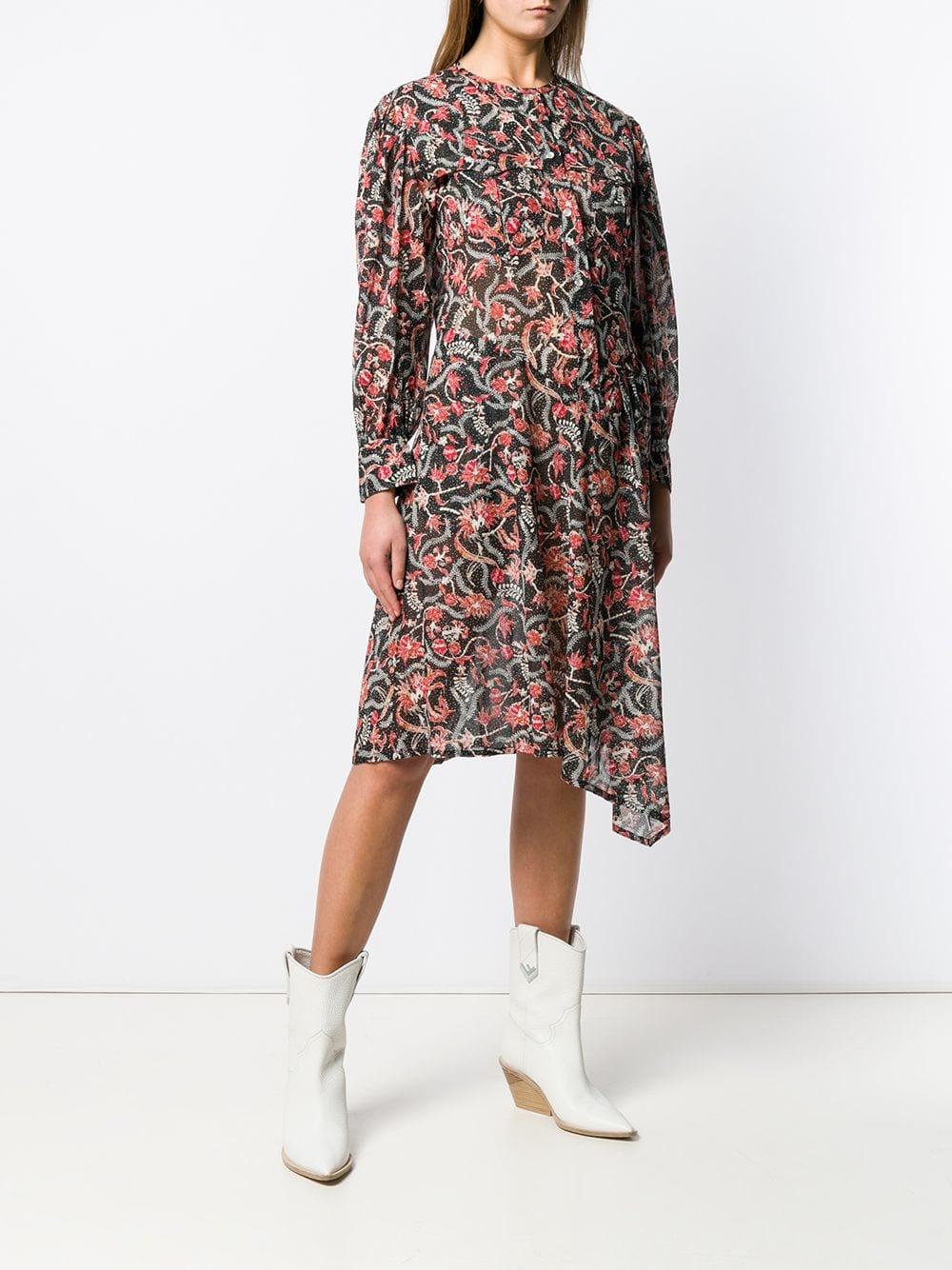 isabel marant long sleeve dress