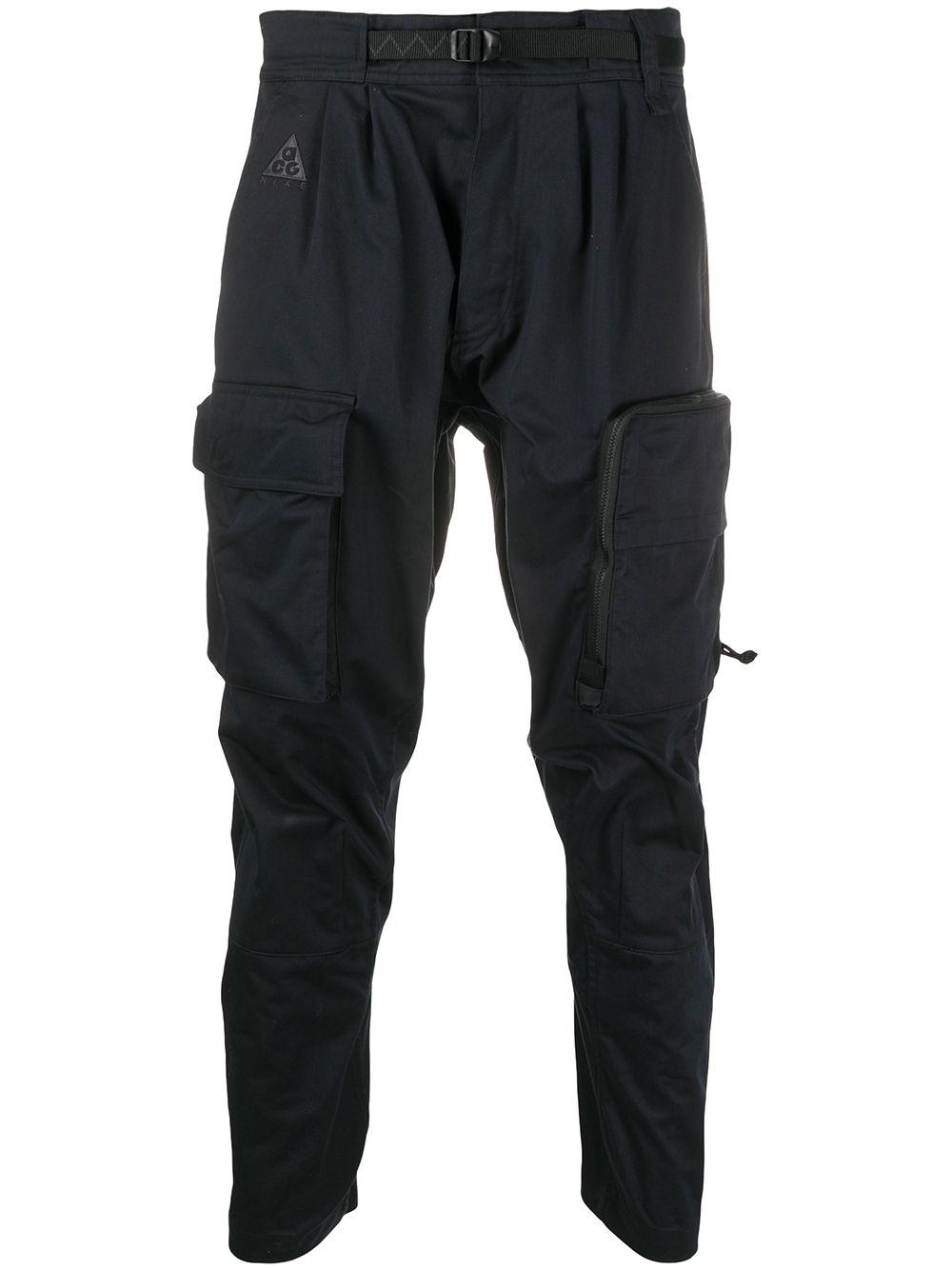 Nike Cotton Acg Cargo Trousers in Black for Men - Lyst