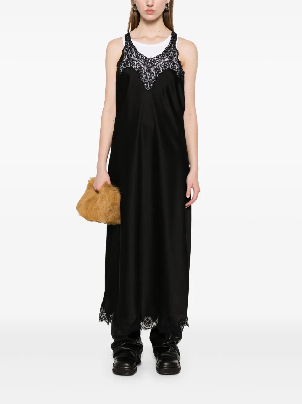 balenciaga mesh dress Balenciaga Glove Dress in Black