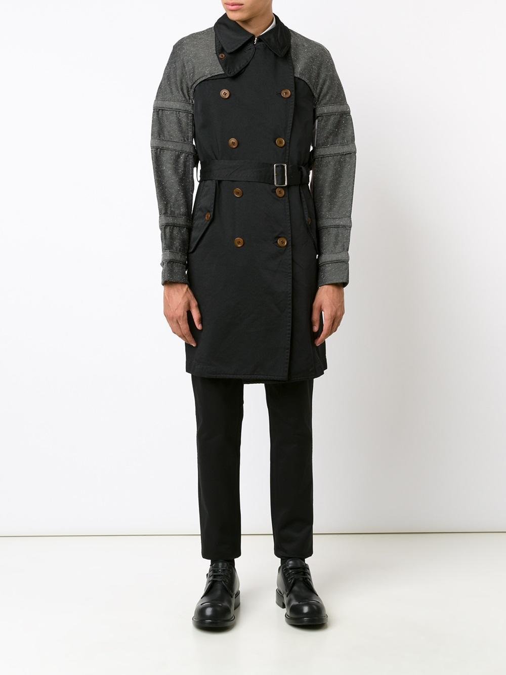 comme des garcons trench coat