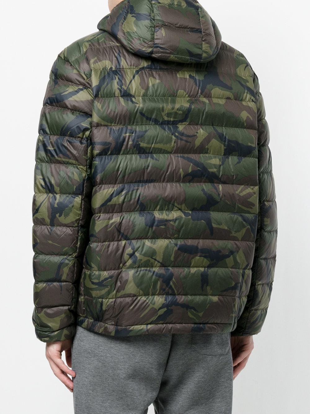Polo Ralph Lauren Synthetic Camouflage Padded Jacket in Green for Men ...