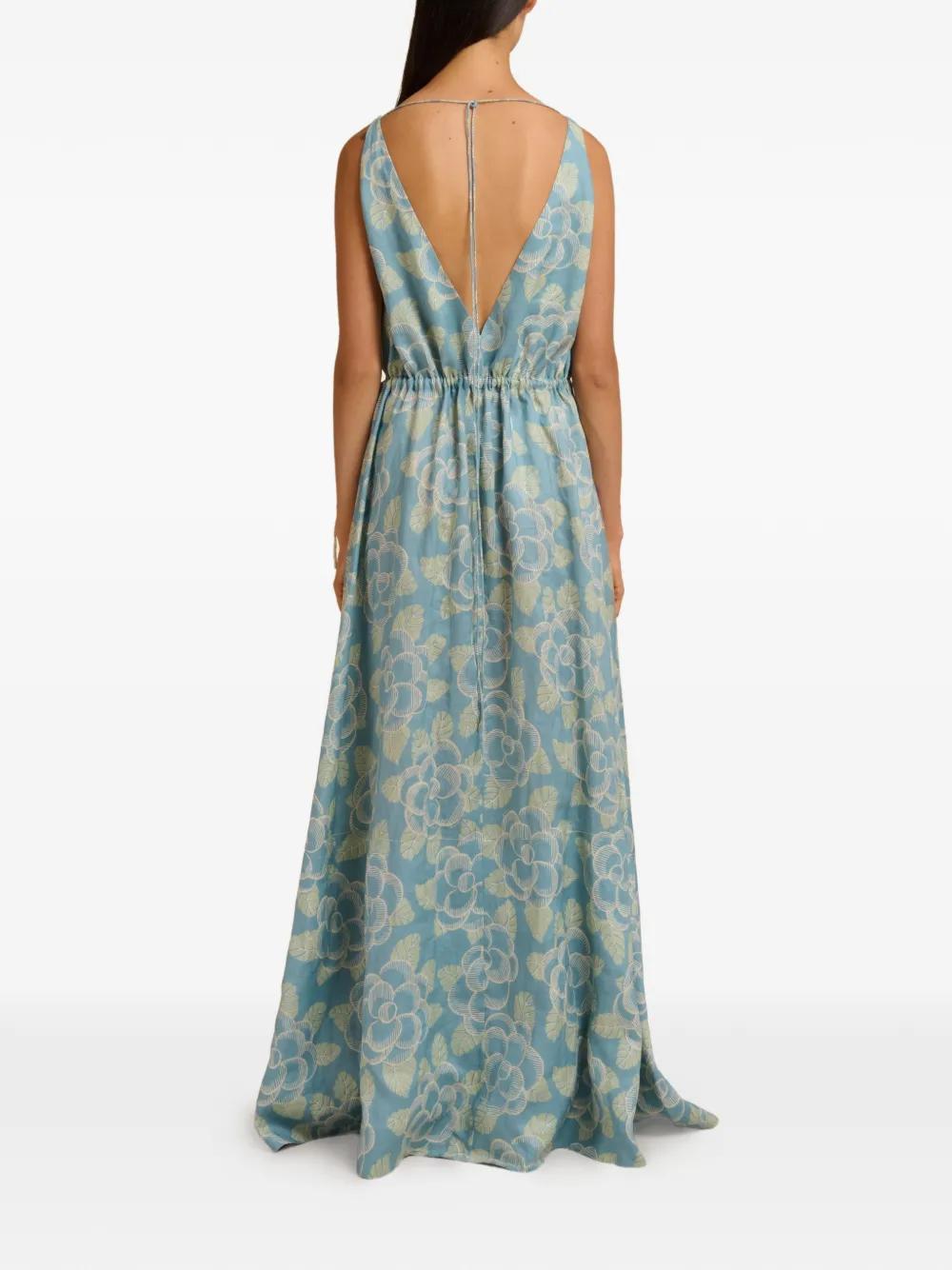 marni green floral dress MARNI Dress Woman color Blue