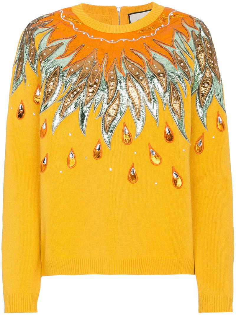 gucci sweater yellow