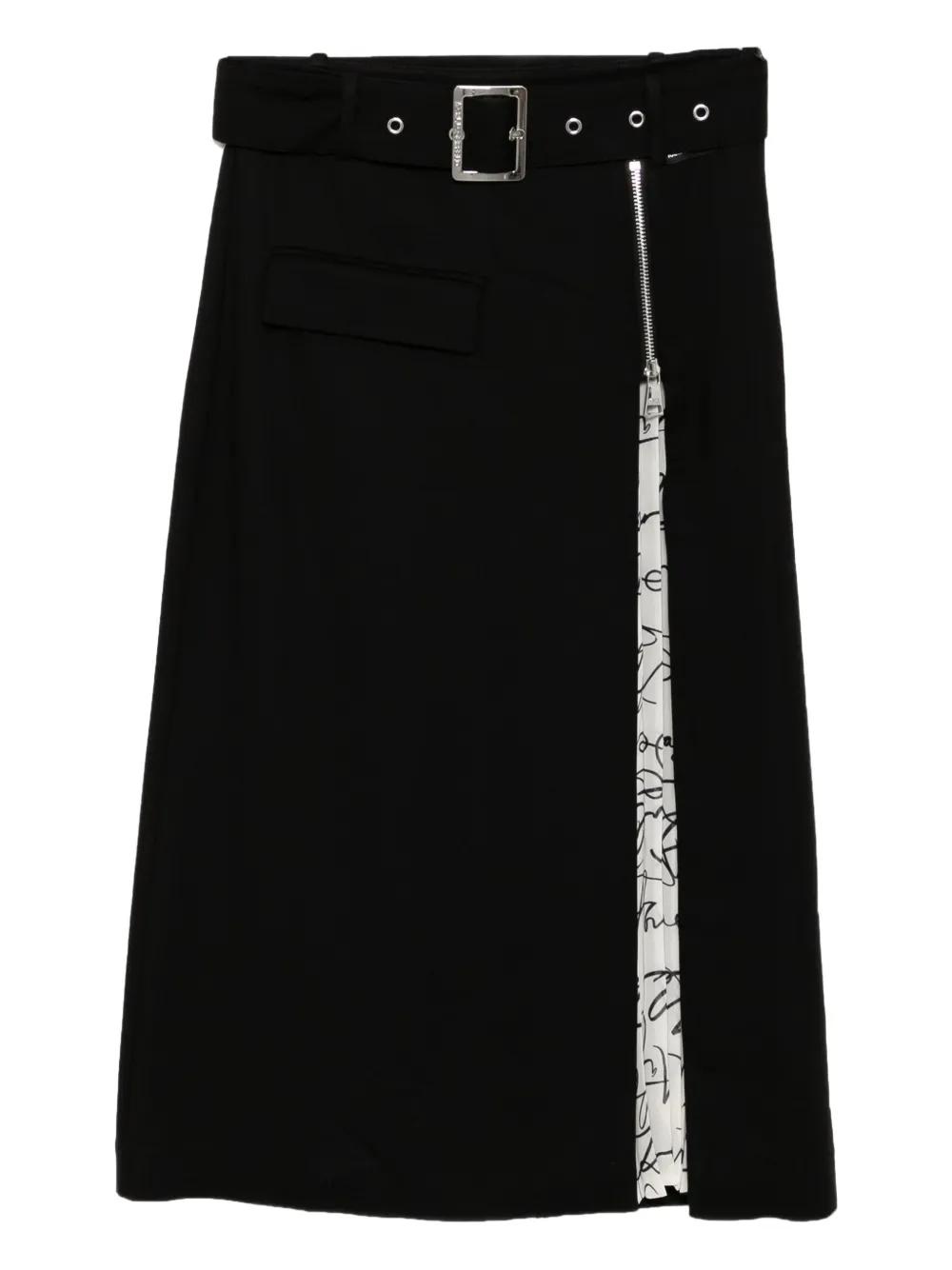 スカート KARL LAGERFELD Women Mid Skirts A1W12018999 BLACK Women's VOLUMINOUS MIDI SKIRT by KARL LAGERFELD | Free