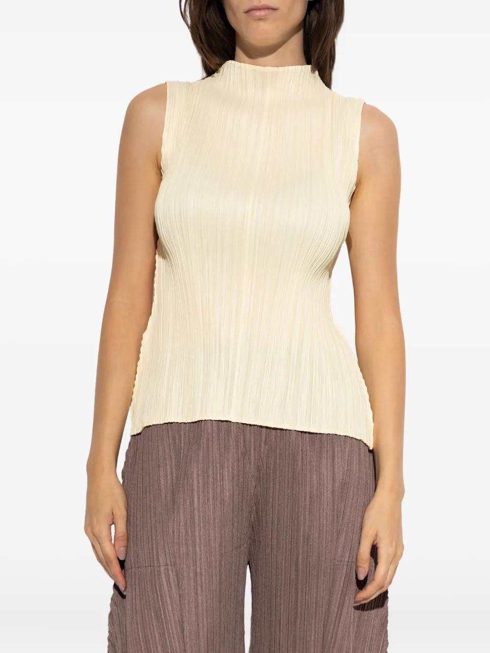プリーツプリーズ　フリンジタンクトップ Pleats Please Issey Miyake Sleeveless and tank tops for