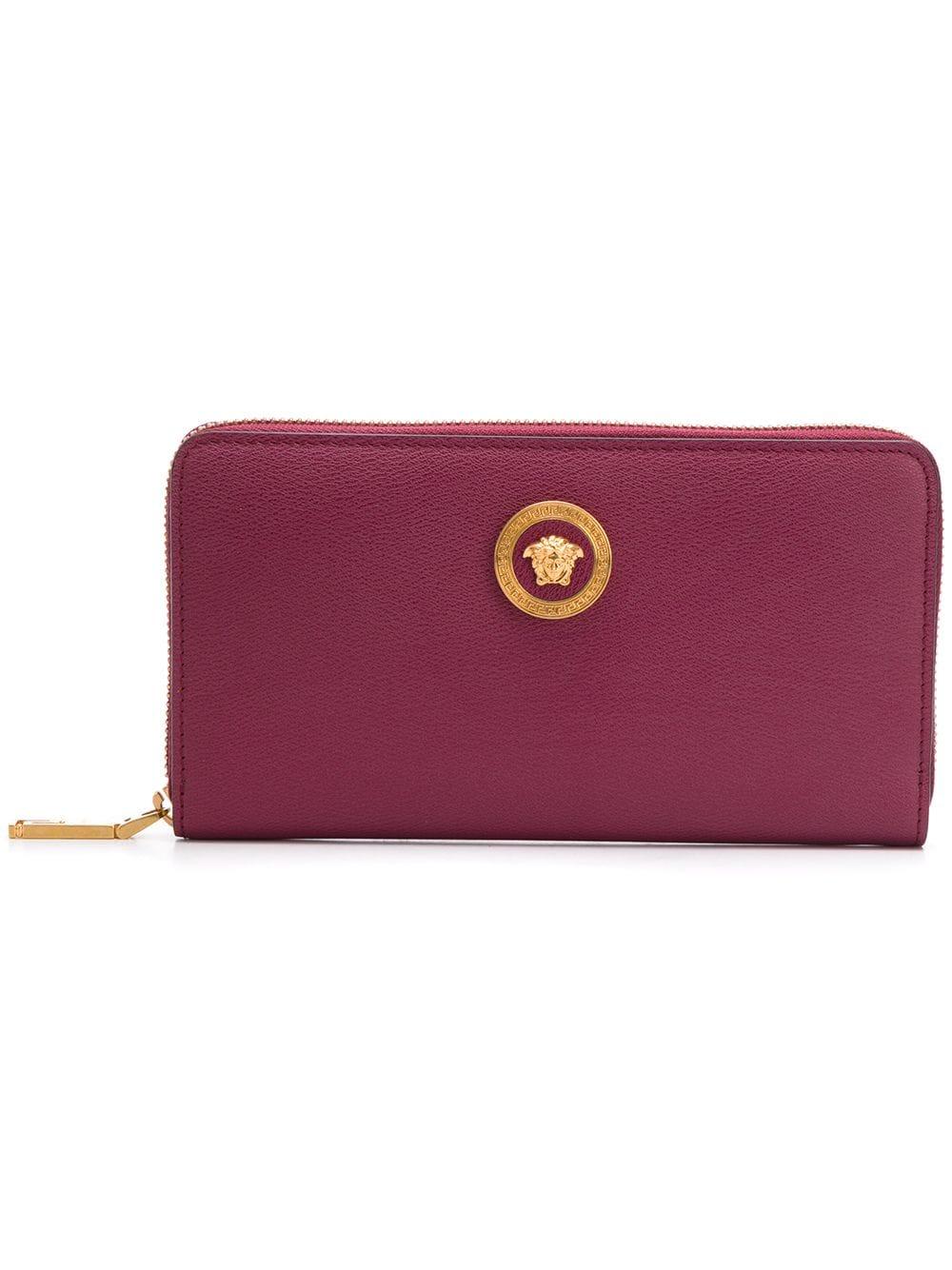 versace pink wallet