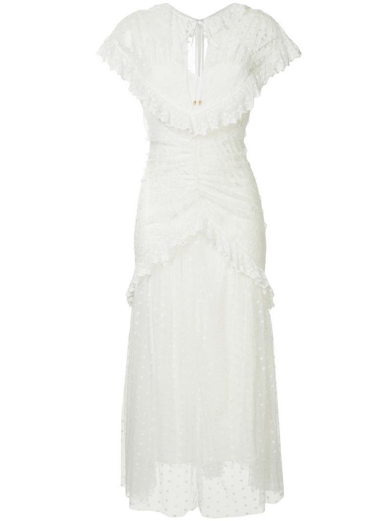 white embroidered dress uk