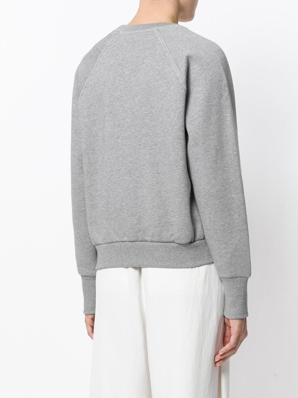 【送料&関税込】Burberry Logo Embroidered Ribbed Sweatshirt Burberry Logo Embroidered Ribbed Sweatshirt | italist