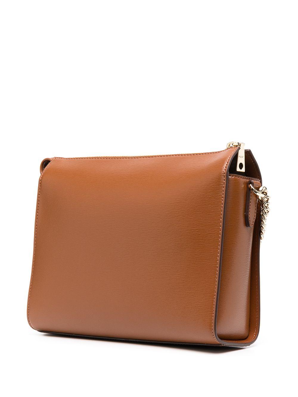dkny tan purse