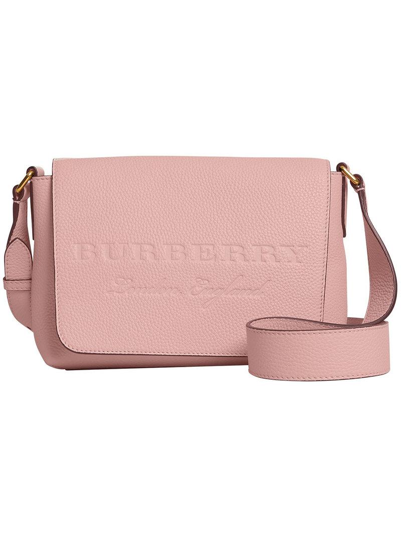 burberry shoulder bag purple