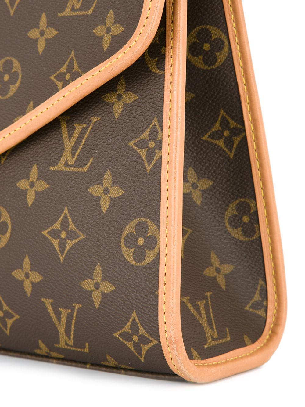 Louis Vuitton Bel Air Beverly With Strap Two Way Satchel Brown 