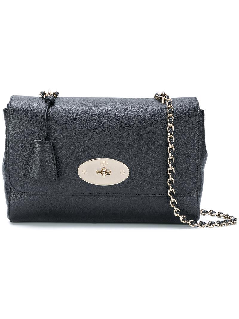 Lyst Mulberry Darley Shoulder Bag in Black