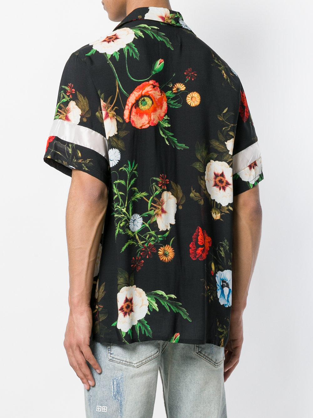 Represent Floral Print Shirt in Black for Men - Lyst