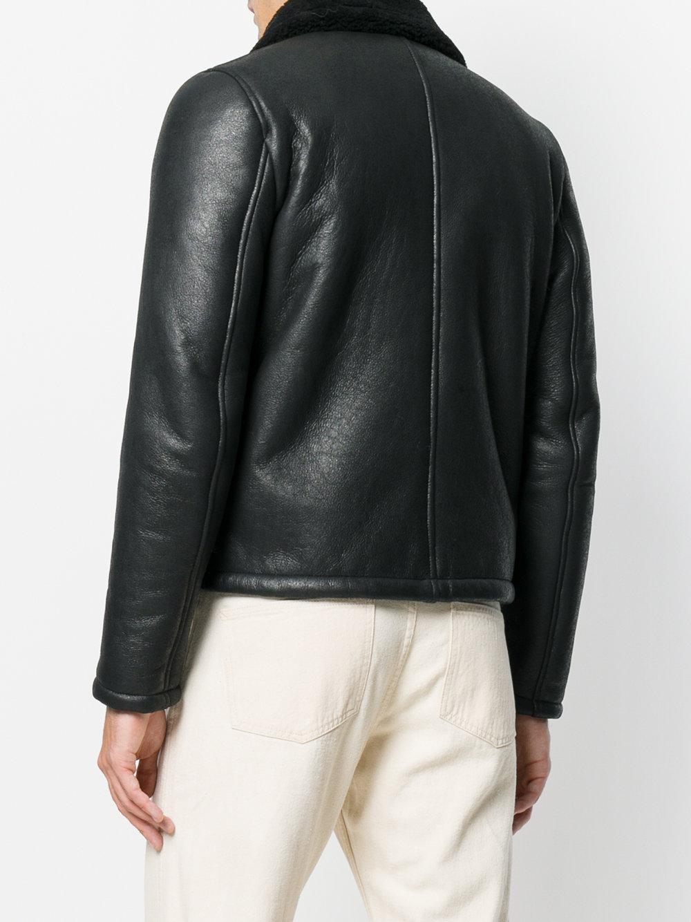 ymc leather jacket