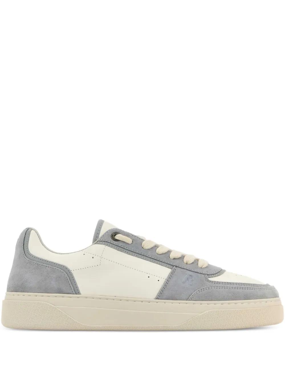 スニーカー REPRESENT Two-tone leather and suede Initial sneakers Represent Initial two-tone Sneakers | Black | FARFETCH JO