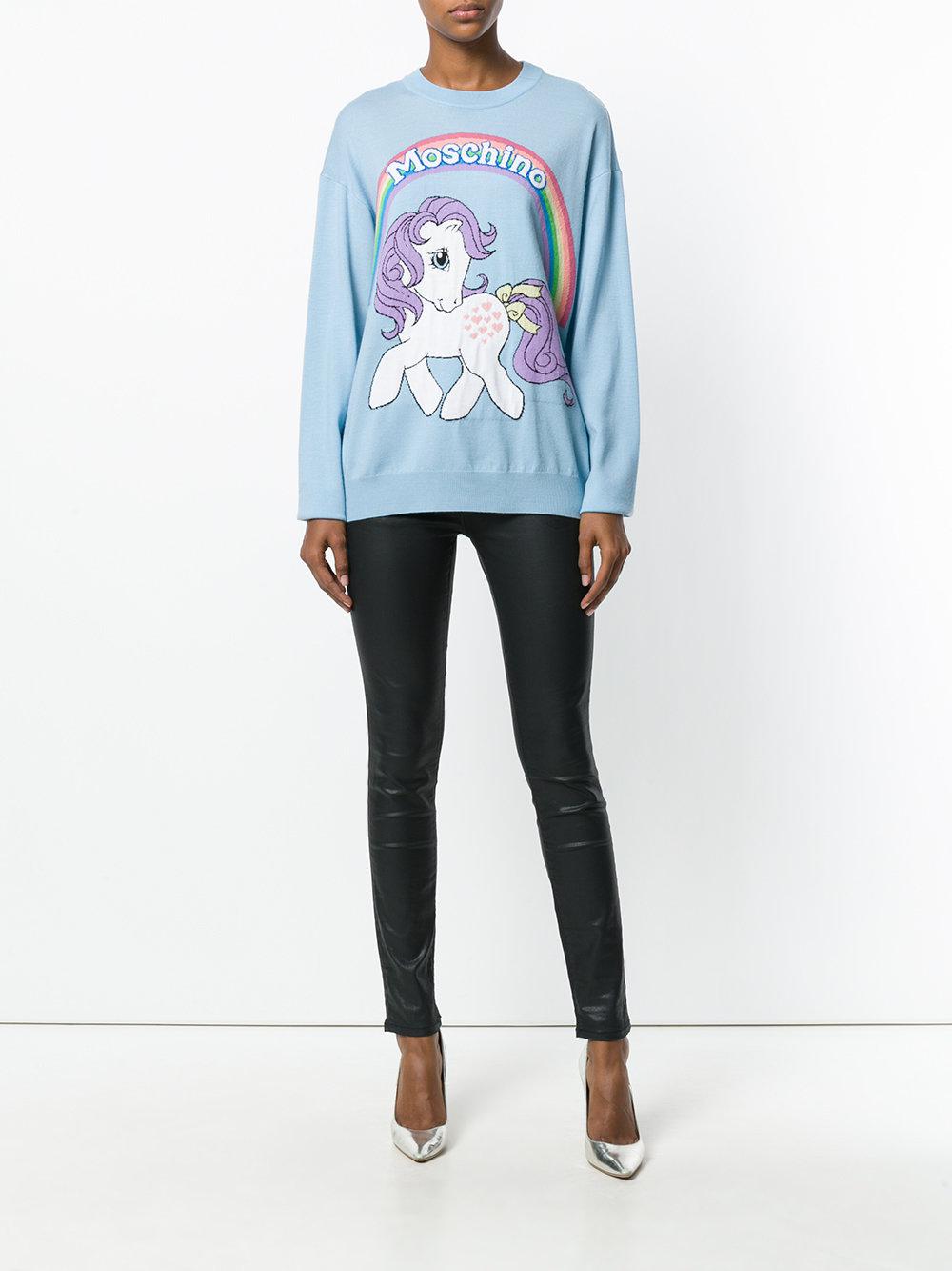 Moschino unicorn sweater hot sale