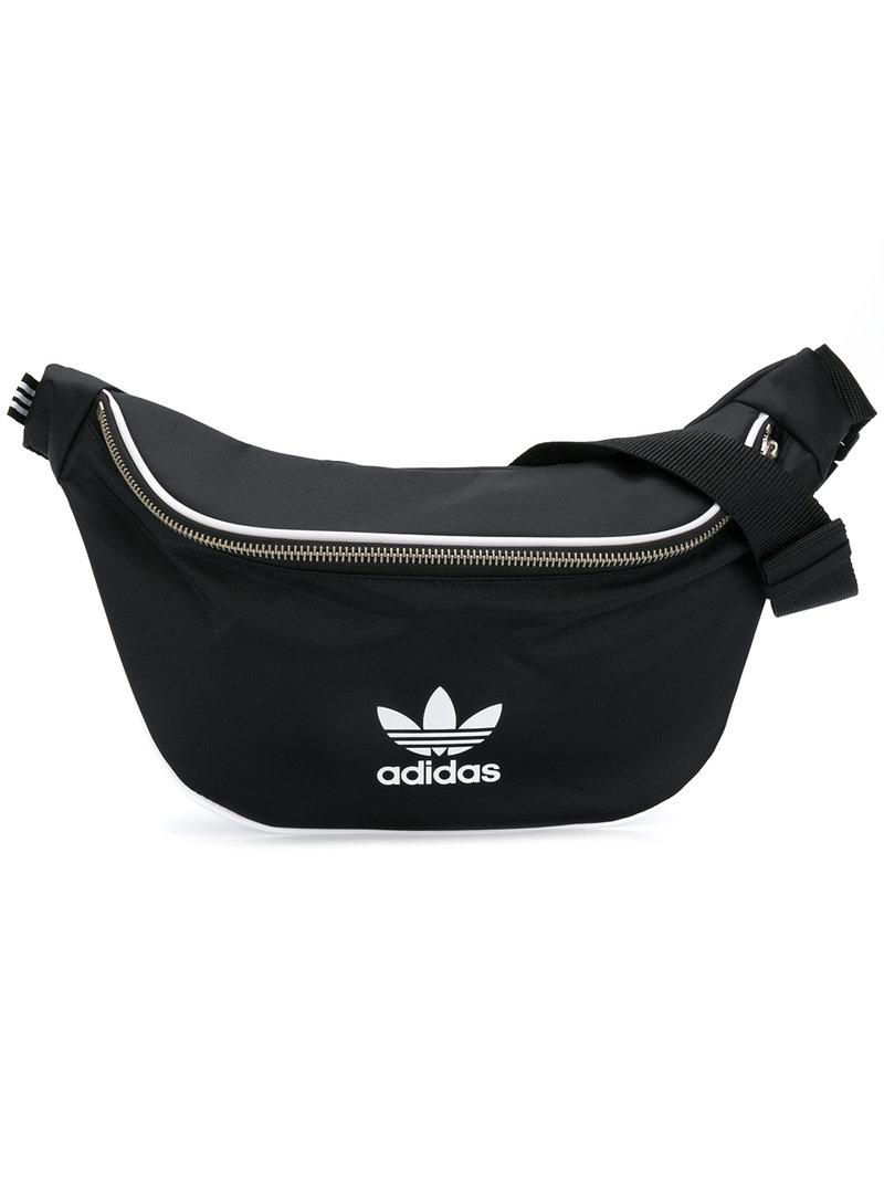 adidas Synthetic Waist Belt Bag in Black for Men - Lyst