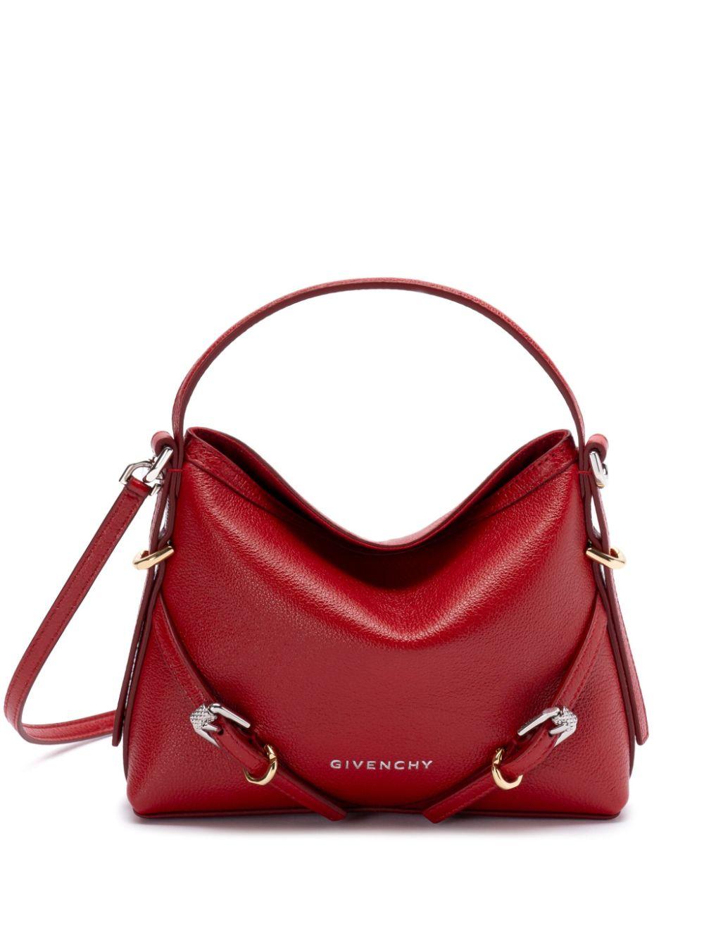 「Voyou」ナノトート レッド Givenchy Nano Voyou Leather Tote Bag in Red | Lyst